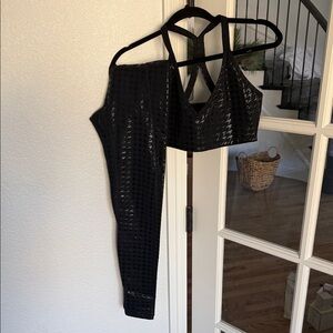 Debits houndstooth shine Activewear Set